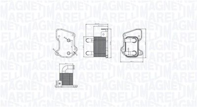 Eļļas radiators, Motoreļļa MAGNETI MARELLI 350300002200
