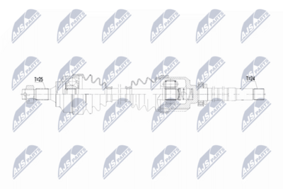 Приводной вал NTY NPW-PE-124