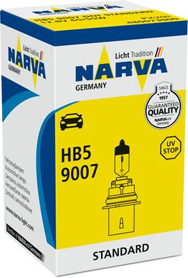 Kvēlspuldze, Tālās gaismas lukturis NARVA 480073000
