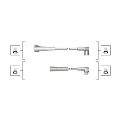Augstsprieguma vadu komplekts MAGNETI MARELLI 941319170051