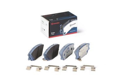 Bremžu uzliku kompl., Disku bremzes BREMBO P 30 121E