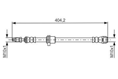 Тормозной шланг BOSCH 1987481679