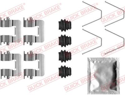 Комплектующие, колодки дискового тормоза QUICK BRAKE 109-0046