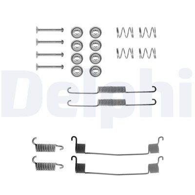 Piederumu komplekts, Bremžu loki DELPHI LY1023
