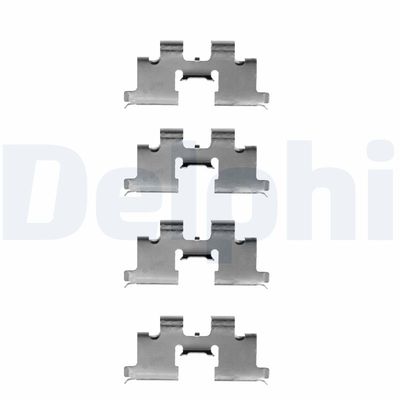 Piederumu komplekts, Disku bremžu uzlikas DELPHI LX0179