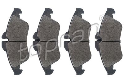 Bremžu uzliku kompl., Disku bremzes TOPRAN 109 456