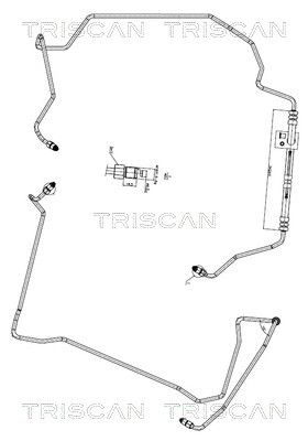 Гидравлический шланг, рулевое управление TRISCAN 8516 27001