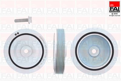 Комплект ременных шкивов, коленчатый вал FAI AutoParts FVD1041K