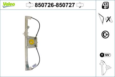 Стеклоподъемник VALEO 850726