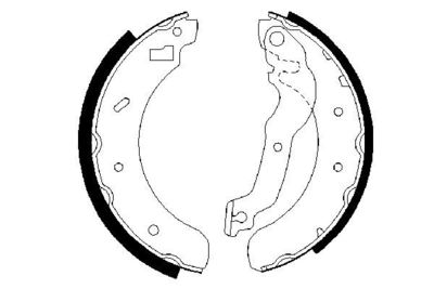 Комплект тормозных колодок BOSCH 0 986 487 241