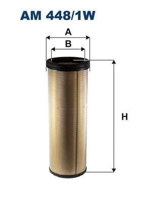 Sekundārā gaisa filtrs FILTRON AM 448/1W