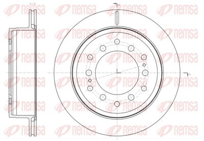 Тормозной диск REMSA 61664.10