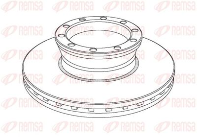 Bremžu diski REMSA NCA1041.20