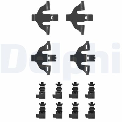Piederumu komplekts, Disku bremžu uzlikas DELPHI LX0748