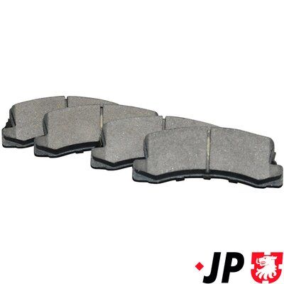 Комплект тормозных колодок, дисковый тормоз JP GROUP 4863700110