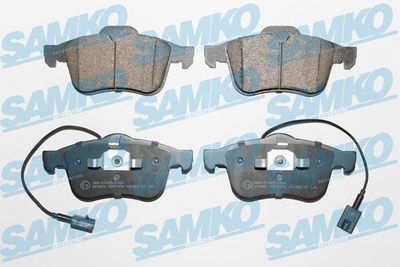Комплект тормозных колодок, дисковый тормоз SAMKO 5SP1470