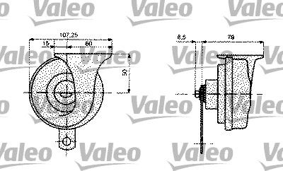 Skaņas signāls VALEO 479159