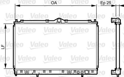 Radiators, Motora dzesēšanas sistēma VALEO 731640
