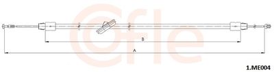 Тросик, cтояночный тормоз COFLE 92.1.ME004