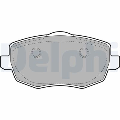 Bremžu uzliku kompl., Disku bremzes DELPHI LP1934