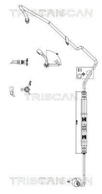 Hidrauliskā šļūtene, Stūres iekārta TRISCAN 8516 29053