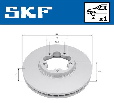  SKF VKBD 81283 V1