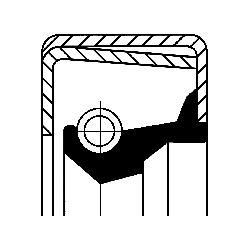 Уплотняющее кольцо, дифференциал CORTECO 01032338B