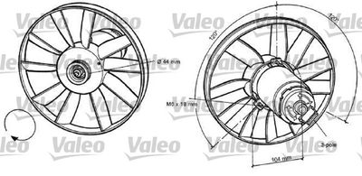 Ventilators, Motora dzesēšanas sistēma VALEO 696039