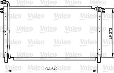 Конденсатор, кондиционер VALEO 814284