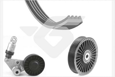 Ķīļrievu siksnu komplekts HUTCHINSON KHV 204
