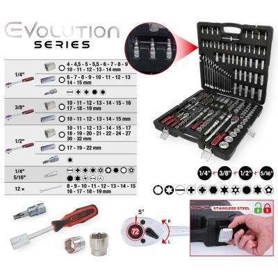 Muciņatslēgu komplekts KS TOOLS 917.0216
