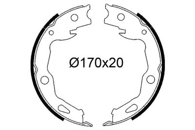 Комплект тормозных колодок VALEO 564261