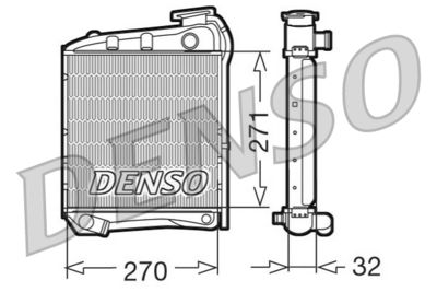 Radiators, Motora dzesēšanas sistēma DENSO DRM99007