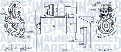 Стартер MAGNETI MARELLI 063720282010