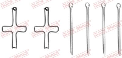 Piederumu komplekts, Disku bremžu uzlikas QUICK BRAKE 109-1099