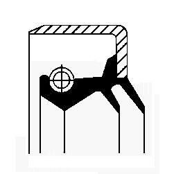 Уплотняющее кольцо, механическая коробка передач CORTECO 12013864B