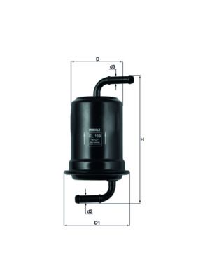 Топливный фильтр MAHLE KL 159