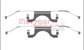 Комплектующие, колодки дискового тормоза METZGER 109-1702
