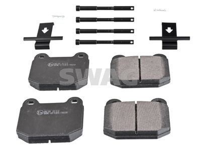Bremžu uzliku kompl., Disku bremzes SWAG 40 11 6159