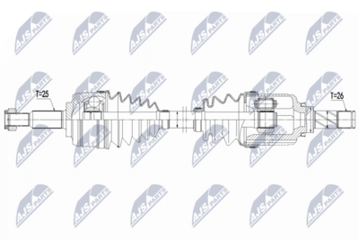 Приводной вал NTY NPW-RE-226