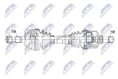 Приводной вал NTY NPW-CT-173