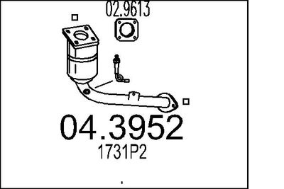 Катализатор MTS 04.3952