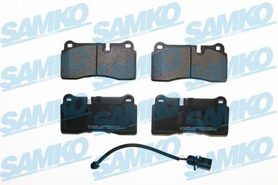 Комплект тормозных колодок, дисковый тормоз SAMKO 5SP2235