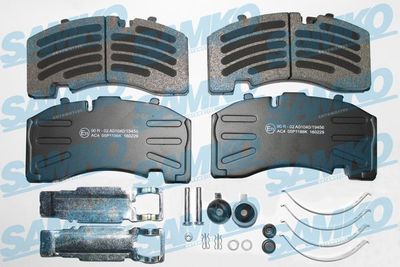 Bremžu uzliku kompl., Disku bremzes SAMKO 5SP1186K