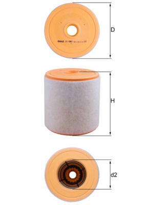 Воздушный фильтр KNECHT LX 4961