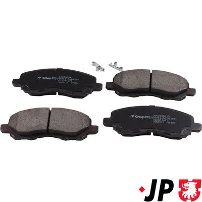 Bremžu uzliku kompl., Disku bremzes JP GROUP 3963600410