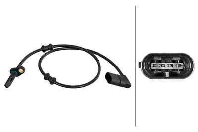 Датчик, частота вращения колеса HELLA 6PU 358 216-171