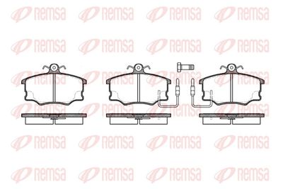 Комплект тормозных колодок, дисковый тормоз REMSA 0146.32