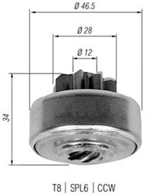 Zobrats, Starteris MAGNETI MARELLI 940113020432
