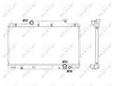 Radiators, Motora dzesēšanas sistēma NRF 53439